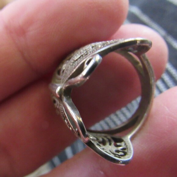 Sterling Silver Butterfly Ring size 5.5 - Picture 2 of 3
